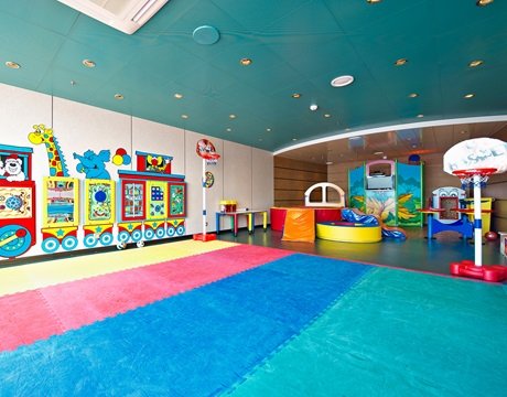 Salão de brinquedos para crianças