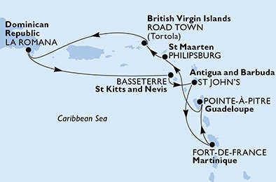 MARTINICA - GUADALUPE - STA LUCIA - BARBADOS - TRINIDAD - DOMINICA - ST. GEORGE