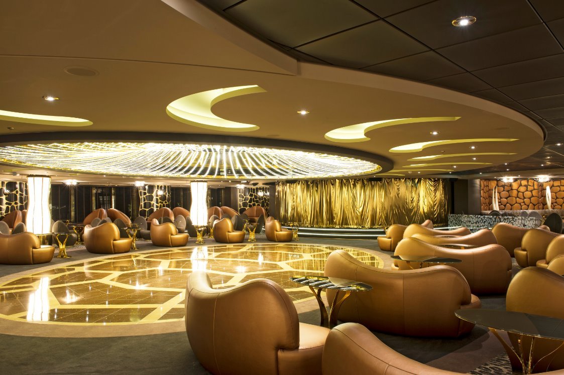 Lounge do navio classe Fantasia | MSC Cruzeiros