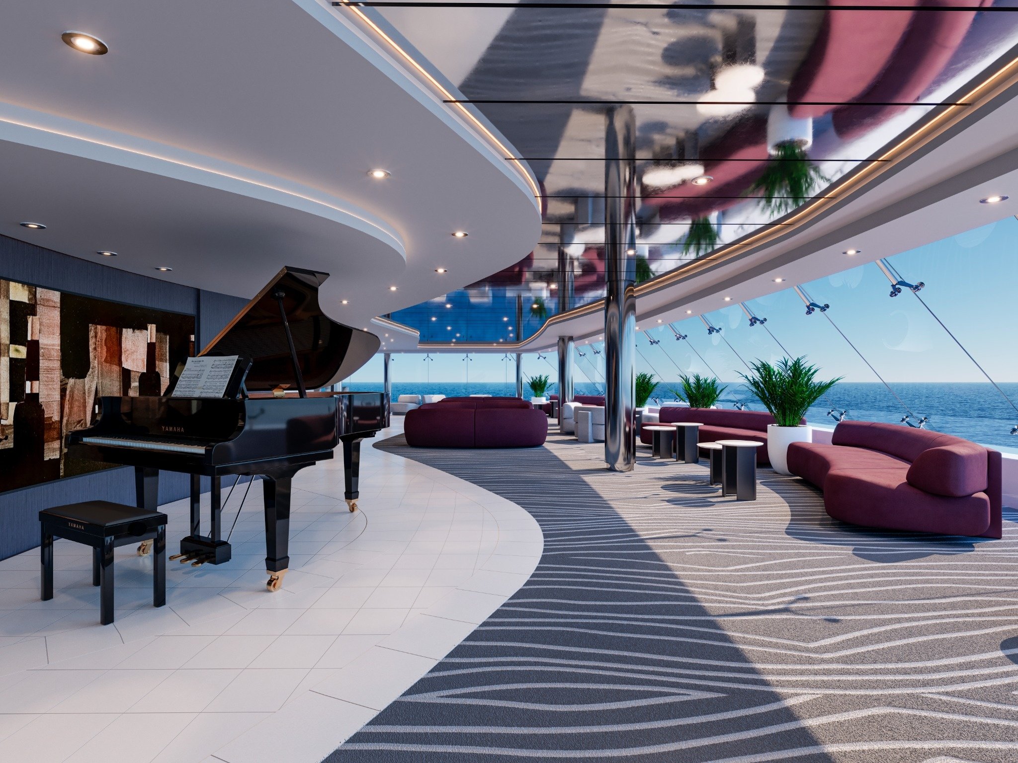 Top Sail Lounge Yacht Club | MSC Cruzeiros Top Sail Lounge Yacht Club | MSC Cruzeiros