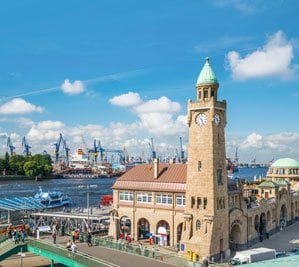 St. Pauli Piers, Pegelturm