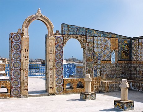 Colorful tiled ruins with intricate patterns in a historic Mediterranean setting | MSC Cruises