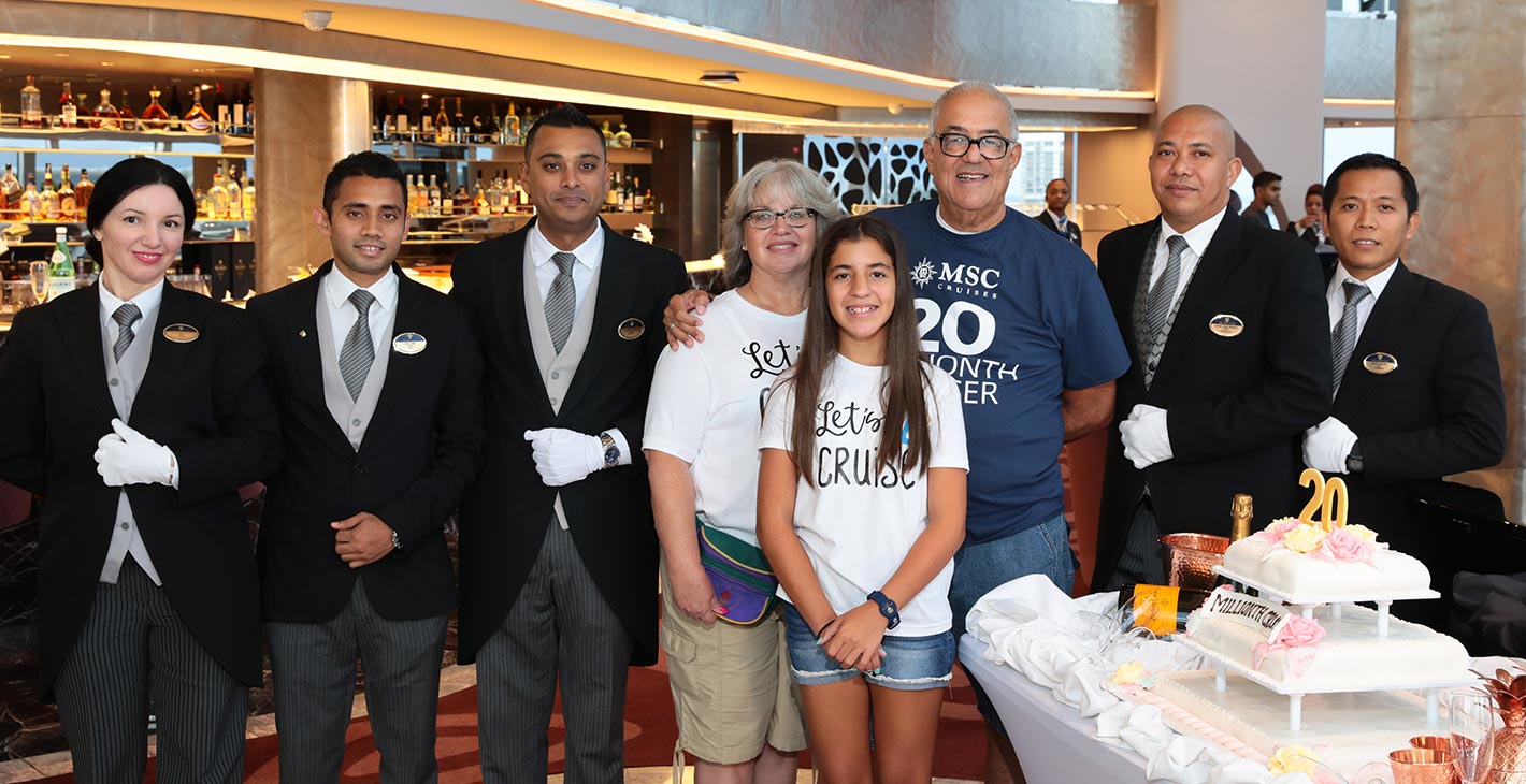 CELEBRATING 20 MILLIONTH GUEST |MSC CRUISES
