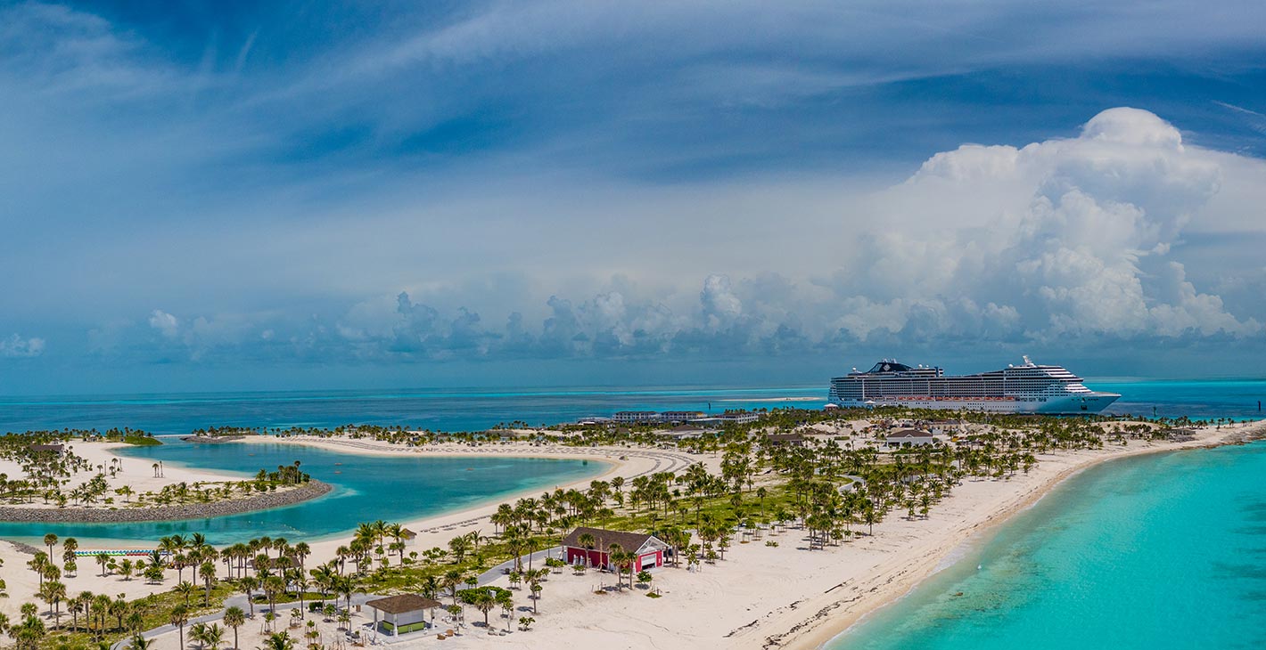 MSC Meraviglia at Ocean Cay MSC Marine Reserve  | MSC Cruises