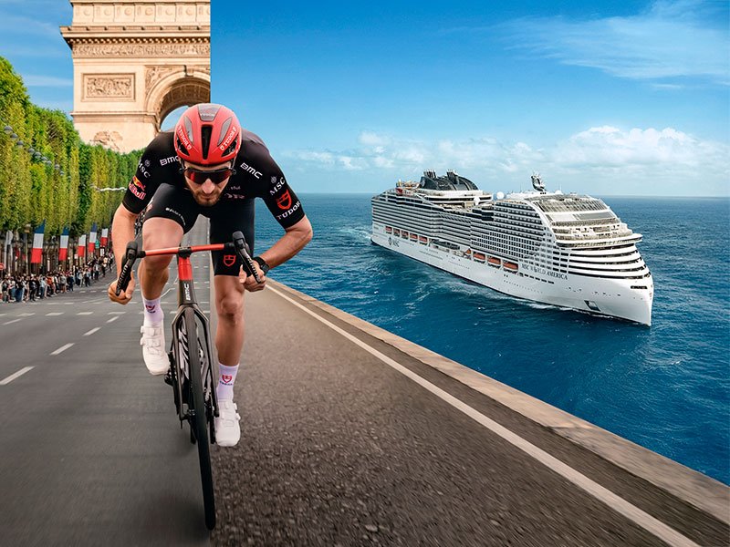 MSC Cruzeiros Principal Parceira Oficial de Tudor Pro Cycling, Tour de France