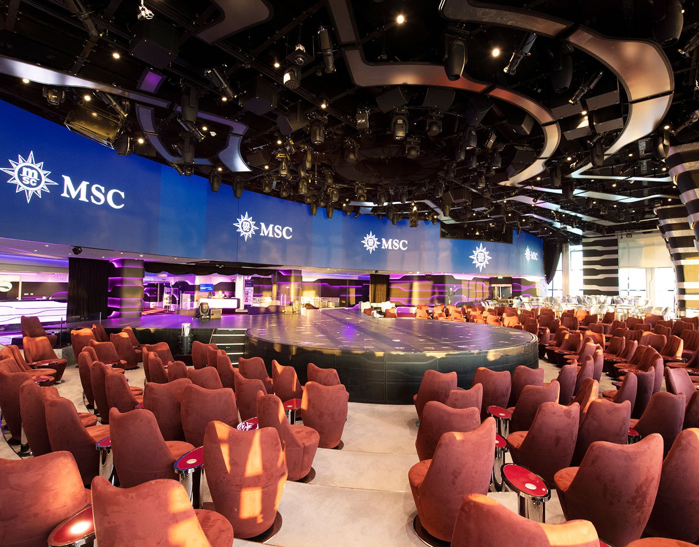 Carousel Lounge, MSC Bellissima | MSC Cruises Carousel Lounge, MSC Bellissima | MSC Cruises