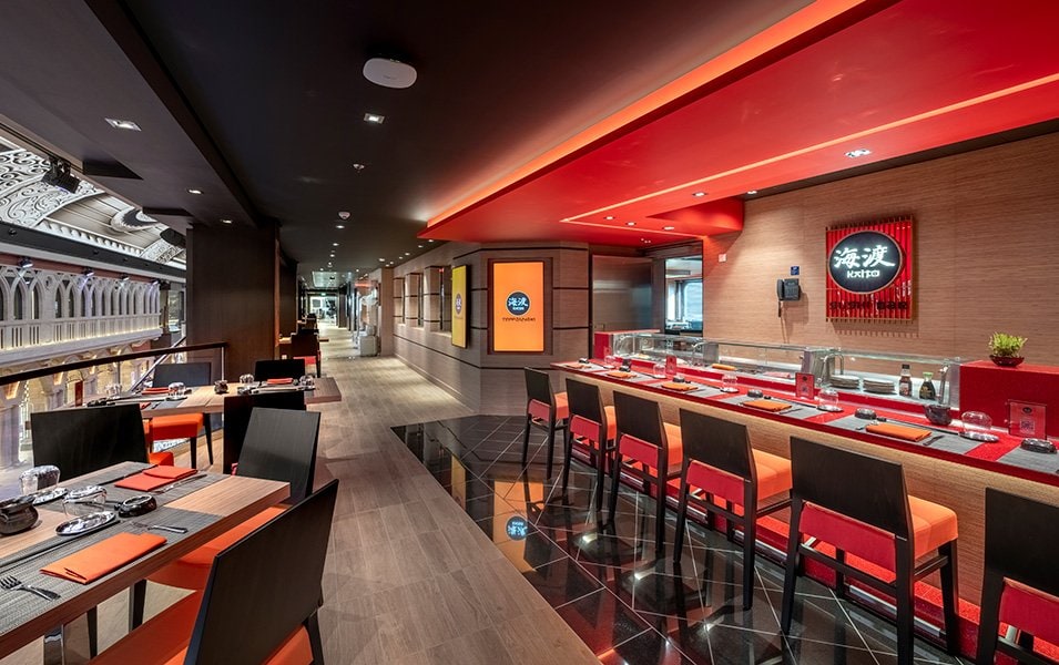 Kaito Sushi Bar, MSC Euribia | MSC Cruises Kaito Sushi Bar, MSC Euribia | MSC Cruises