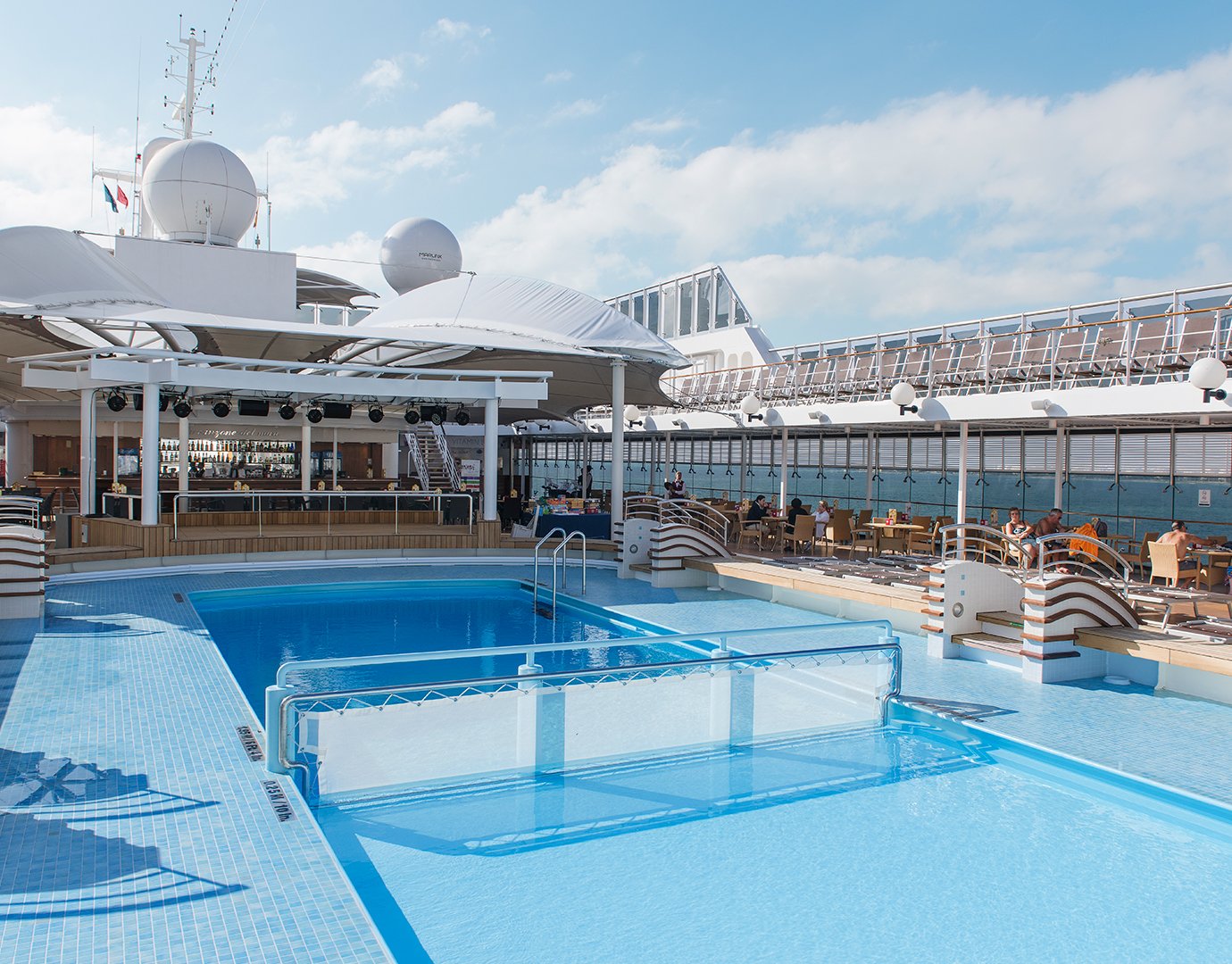 MSC Lirica Entertainment Pool Area 01 MSC Lirica Entertainment Pool Area 01