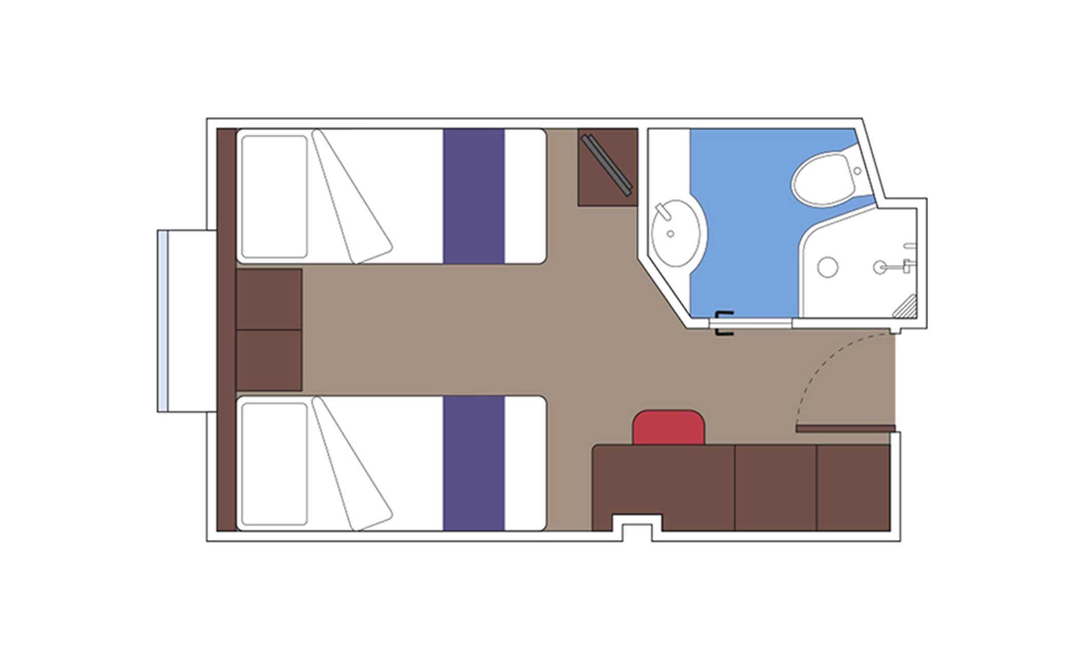 MSC Preziosa Cabin: Ocean View | MSC Cruises