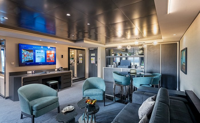 MSC Yacht Club Royal Suite with whirlpool bath, MSC World America | MSC Cruises MSC Yacht Club Royal Suite with whirlpool bath, MSC World America | MSC Cruises