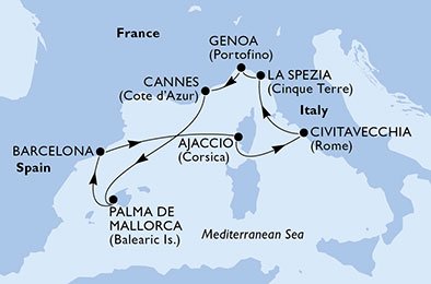 Itália, França, Espanha