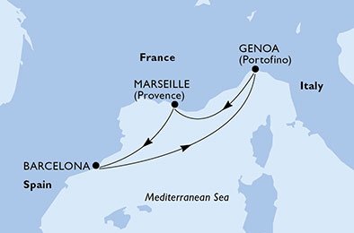 Itália, França, Espanha