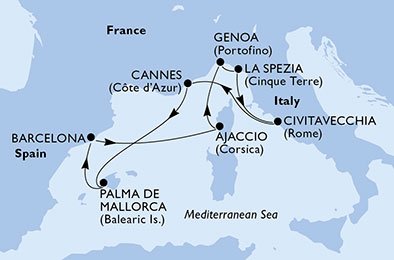 Itália, França, Espanha