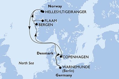 Alemanha, Noruega, Dinamarca
