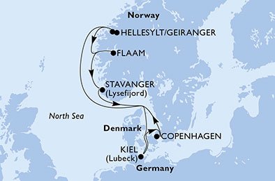 Dinamarca, Noruega, Alemanha