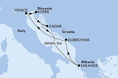 Itália, Eslovénia, Croácia, Albânia