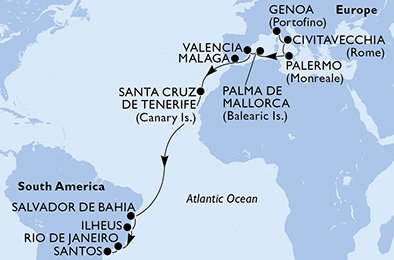 Itália, Espanha