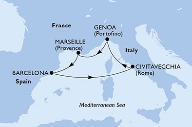 Itália, França, Espanha
