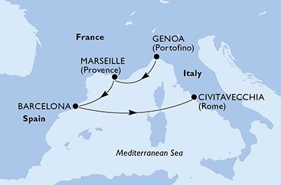 Itália, França, Espanha