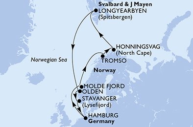 Alemanha, Noruega, Ilhas Svalbard e Jan Mayen