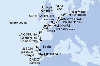 França, Reino Unido, Portugal, Espanha, Holanda, Alemanha