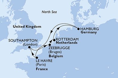 Reino Unido, Bélgica, Holanda, Alemanha, França
