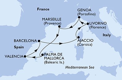 Itália, França, Espanha