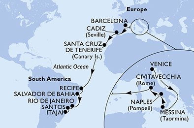 Itália, Espanha